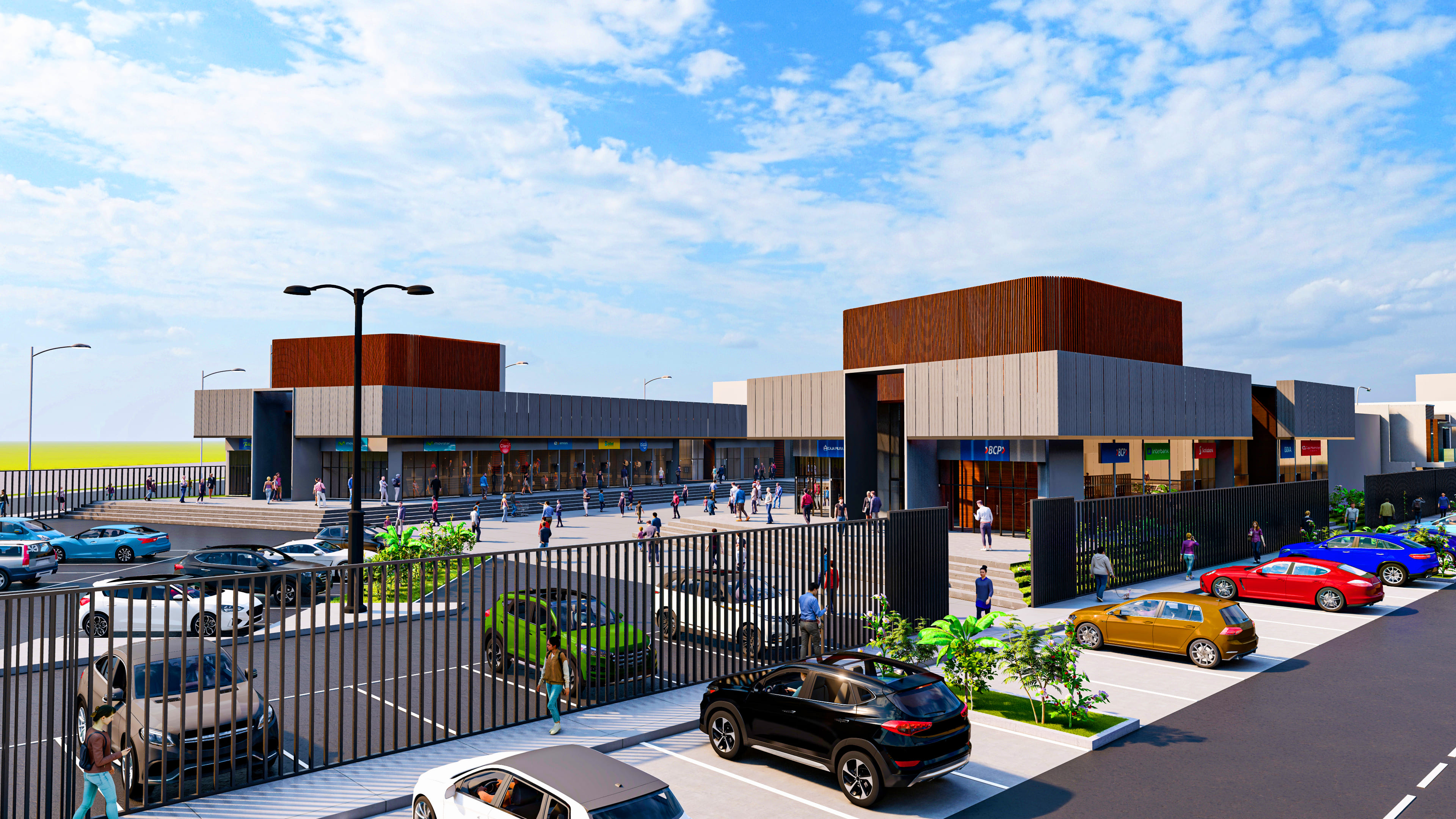 Render de zona financiera